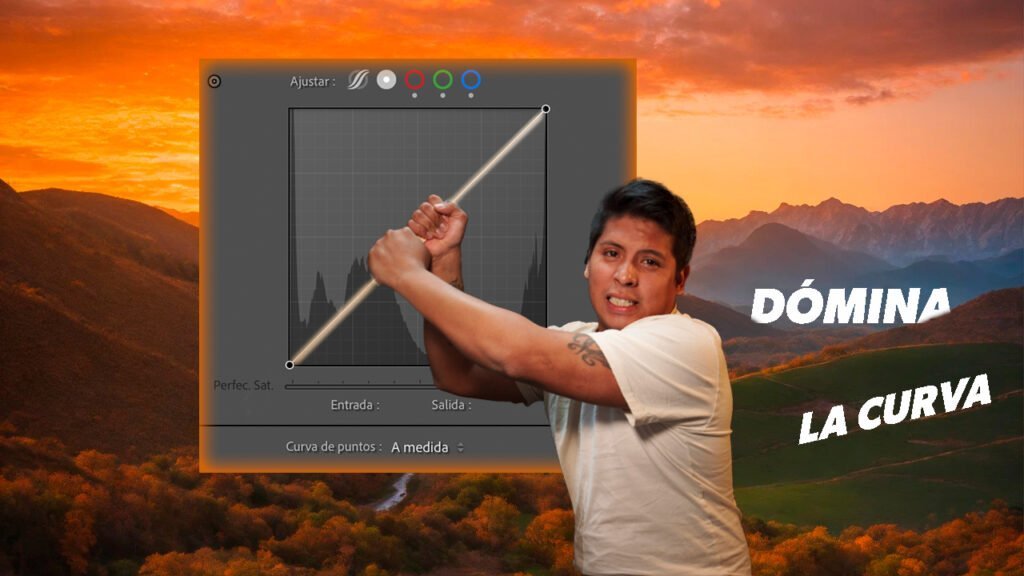 Cómo usar la curva de tonos en Lightroom y photoshop